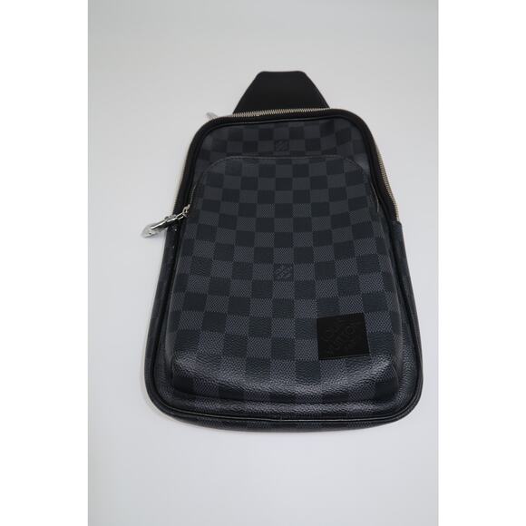 Louis Vuitton Damier Graphite Avenue Sling Body Bag Black - Picture 4 of 14